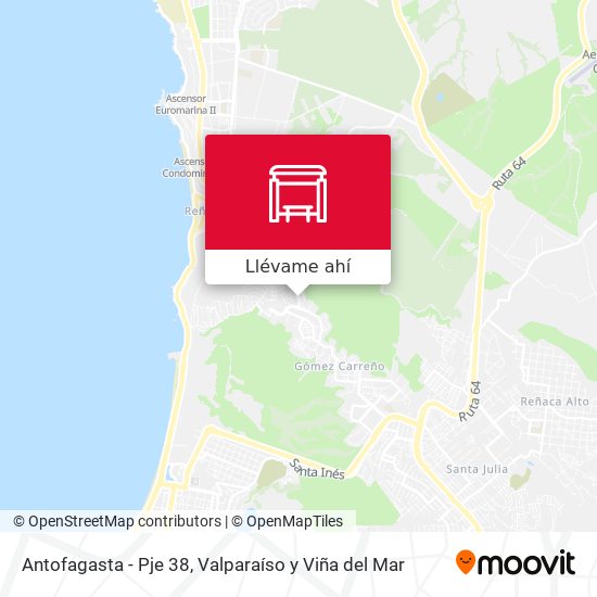 Mapa de Antofagasta - Pje 38