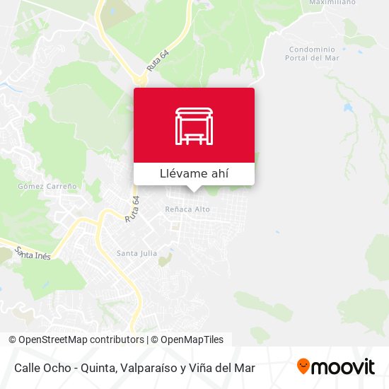 Mapa de Calle Ocho - Quinta