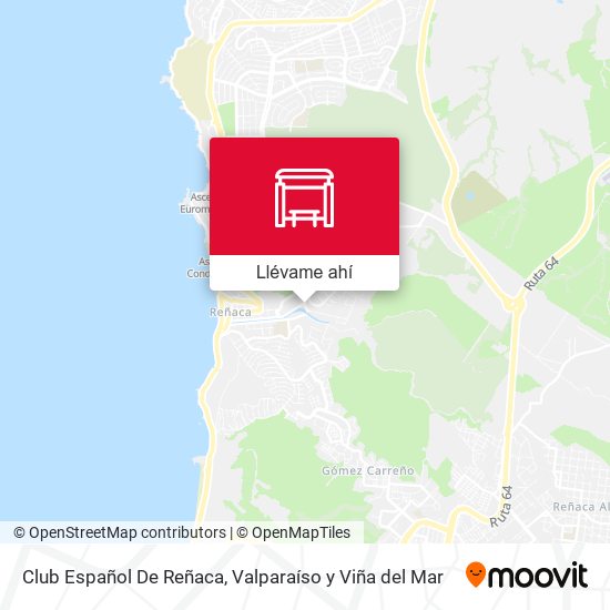 Mapa de Club Español De Reñaca