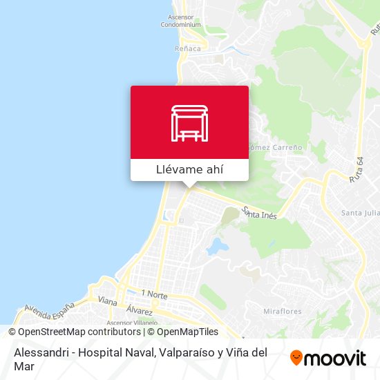 Mapa de Alessandri - Hospital Naval