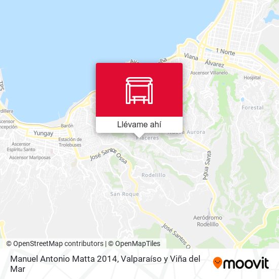 Mapa de Manuel Antonio Matta 2014