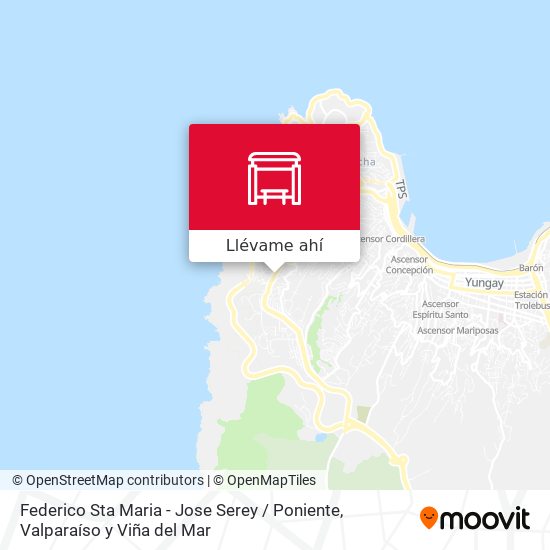 Mapa de Federico Sta Maria - Jose Serey / Poniente