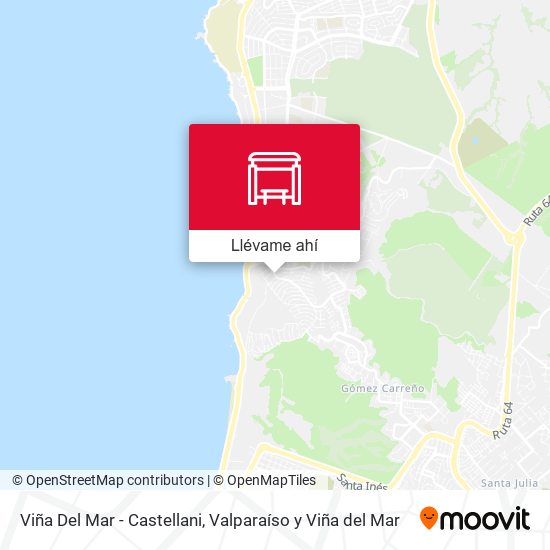 Mapa de Viña Del Mar - Castellani