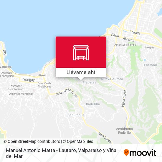 Mapa de Manuel Antonio Matta - Lautaro