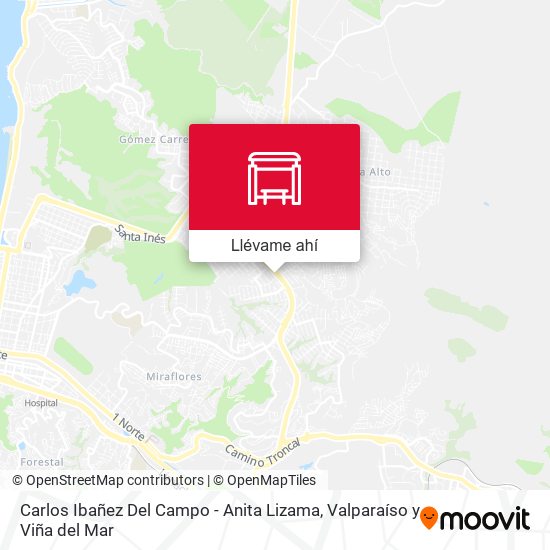 Mapa de Carlos Ibañez Del Campo - Anita Lizama