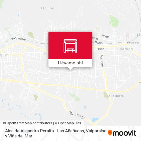 Mapa de Alcalde Alejandro Peralta - Las Añañucas