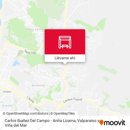 Mapa de Carlos Ibañez Del Campo - Anita Lizama