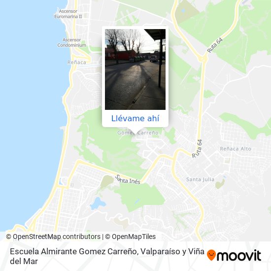 Mapa de Escuela Almirante Gomez Carreño