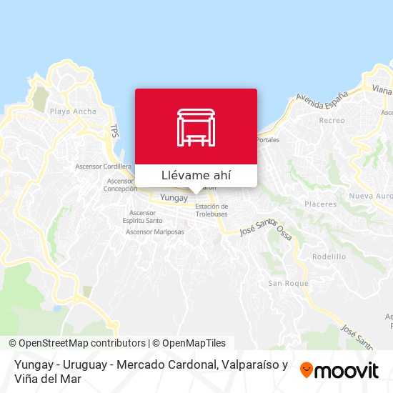 Mapa de Yungay - Uruguay - Mercado Cardonal