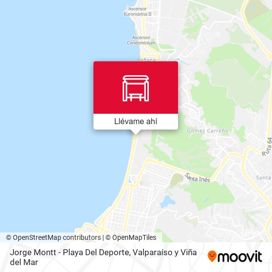 Mapa de Jorge Montt - Playa Del Deporte