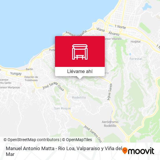 Mapa de Manuel Antonio Matta - Rio Loa