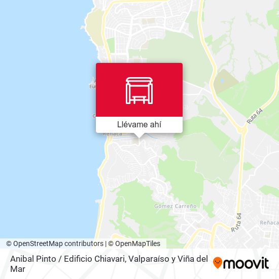 Mapa de Anibal Pinto / Edificio Chiavari