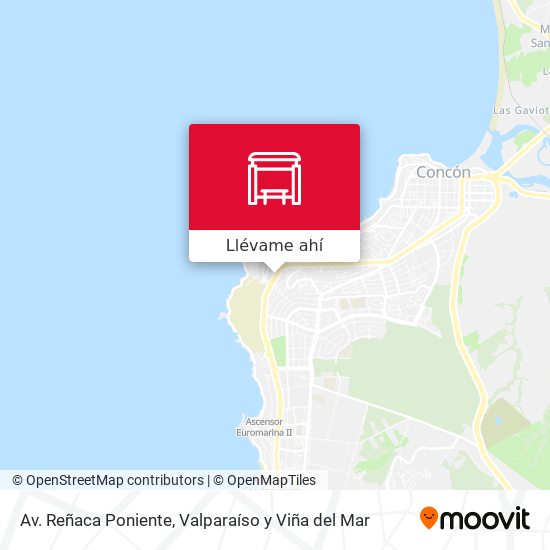 Mapa de Av. Reñaca Poniente