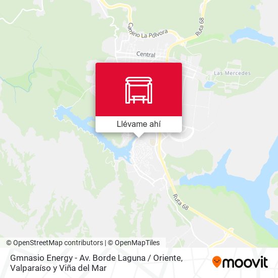 Mapa de Gmnasio Energy - Av. Borde Laguna / Oriente