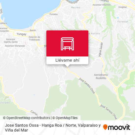 Mapa de Jose Santos Ossa - Hanga Roa / Norte
