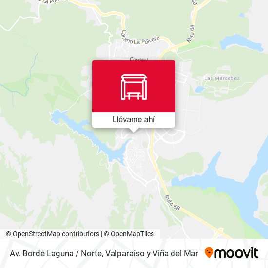 Mapa de Av. Borde Laguna / Norte