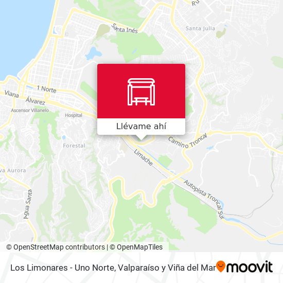 Mapa de Los Limonares - Uno Norte