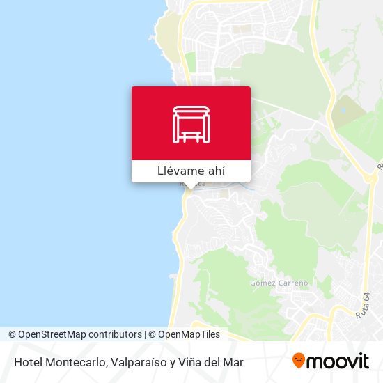 Mapa de Hotel Montecarlo