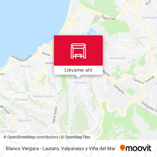 Mapa de Blanco Vergara - Lautaro