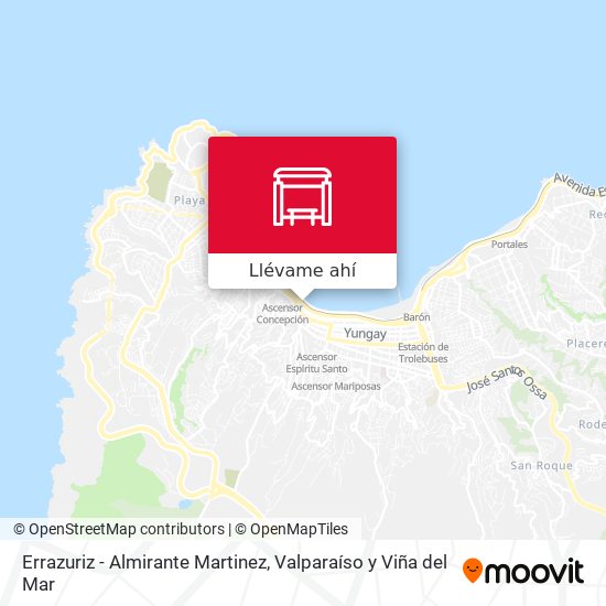 Mapa de Errazuriz - Almirante Martinez