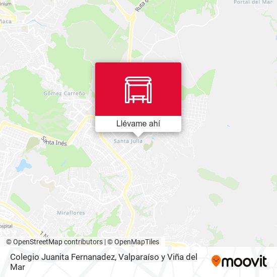 Mapa de Colegio Juanita Fernanadez