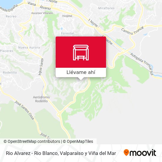 Mapa de Rio Alvarez - Rio Blanco