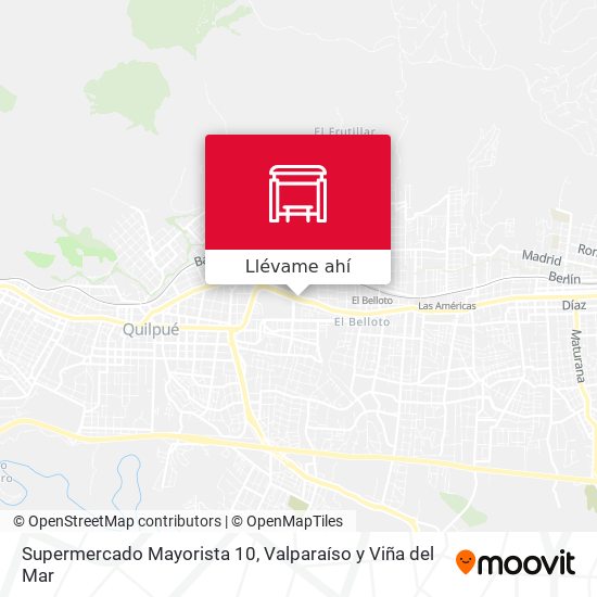 Mapa de Supermercado Mayorista 10