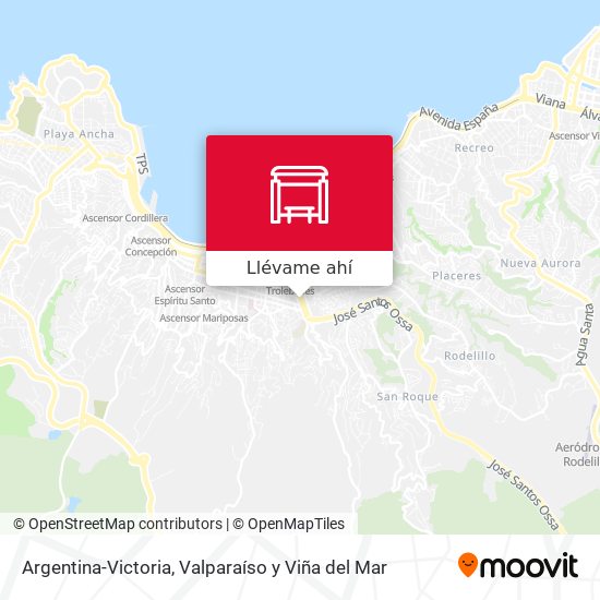 Mapa de Argentina-Victoria