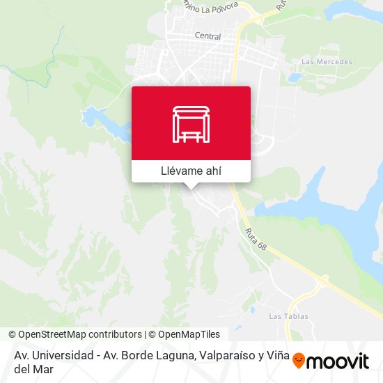 Mapa de Av. Universidad - Av. Borde Laguna