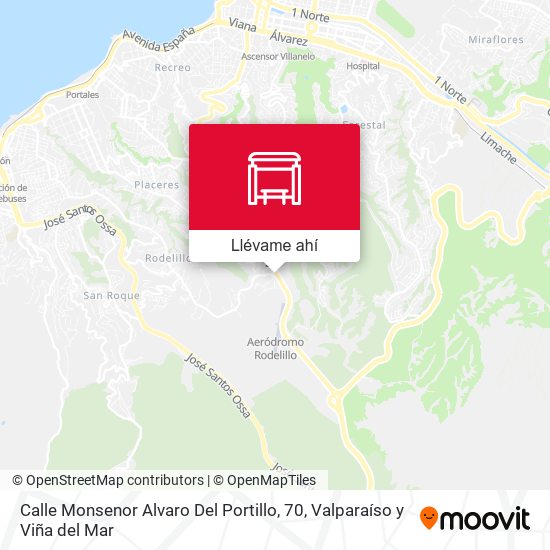 Mapa de Calle Monsenor Alvaro Del Portillo, 70