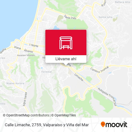 Mapa de Calle Limache, 2759