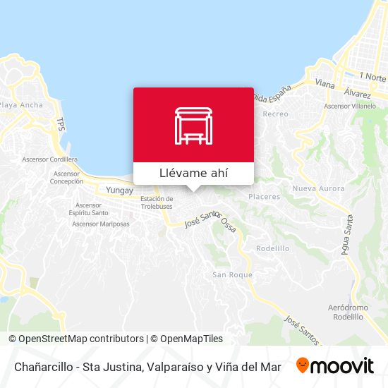 Mapa de Chañarcillo - Sta Justina