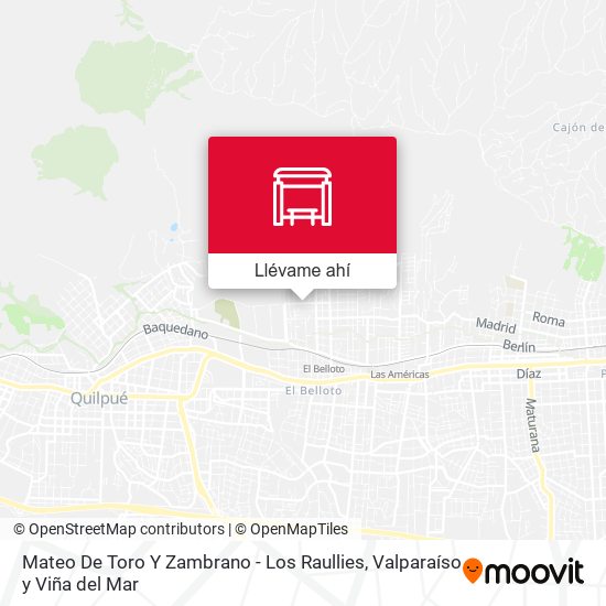 Mapa de Mateo De Toro Y Zambrano - Los Raullies