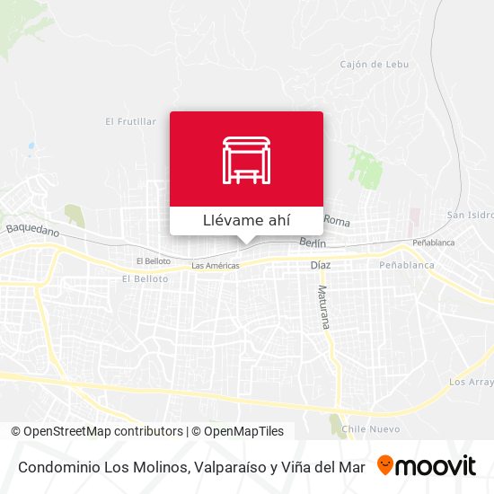 Mapa de Condominio Los Molinos