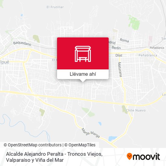 Mapa de Alcalde Alejandro Peralta - Troncos Viejos