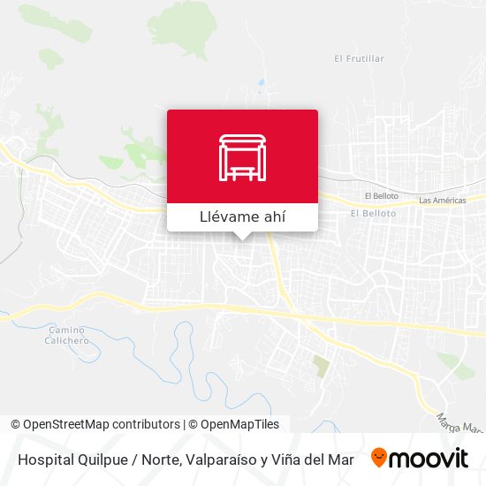 Mapa de Hospital Quilpue / Norte