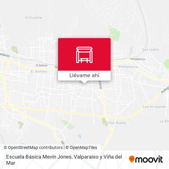 Mapa de Escuela Básica Mevín Jones