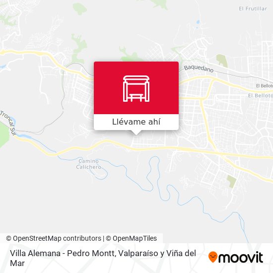 Mapa de Villa Alemana - Pedro Montt