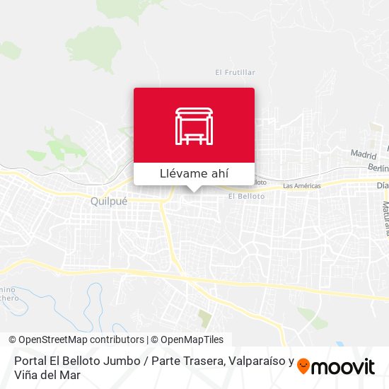 Mapa de Portal El Belloto Jumbo / Parte Trasera