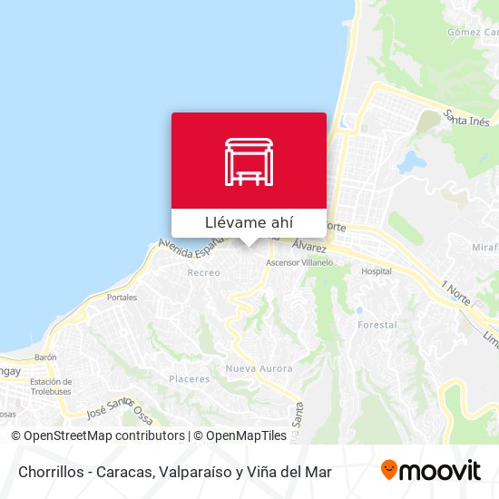 Mapa de Chorrillos - Caracas