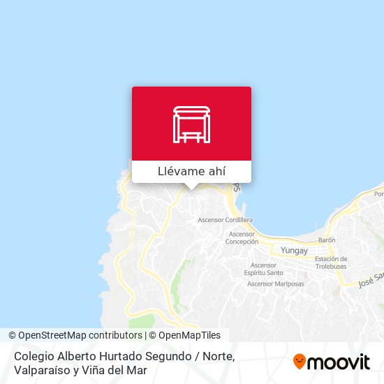 Mapa de Colegio Alberto Hurtado Segundo / Norte