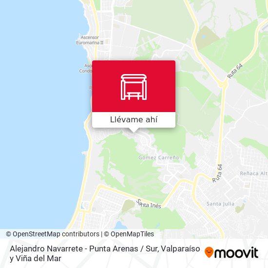 Mapa de Alejandro Navarrete - Punta Arenas / Sur