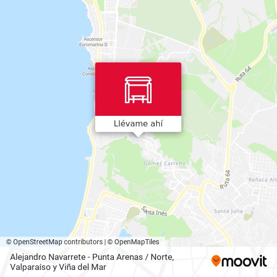 Mapa de Alejandro Navarrete - Punta Arenas / Norte