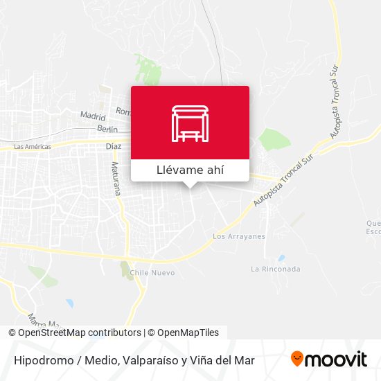 Mapa de Hipodromo / Medio