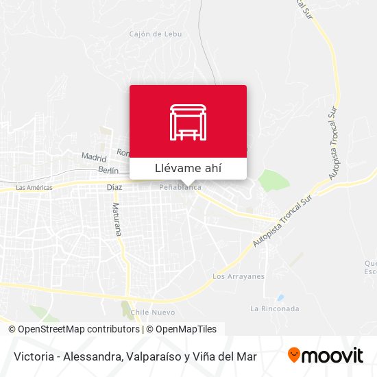 Mapa de Victoria - Alessandra