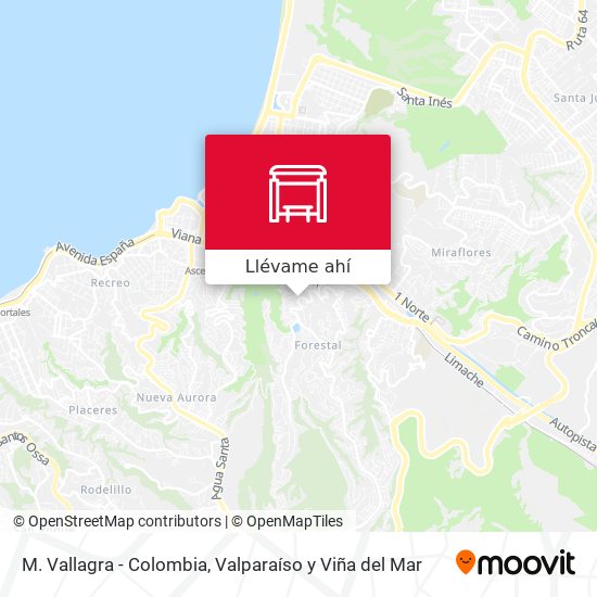 Mapa de M. Vallagra - Colombia