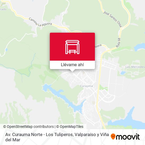 Mapa de Av. Curauma Norte - Los Tuliperos