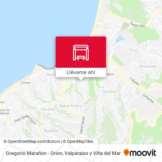 Mapa de Gregorio Marañon - Orion