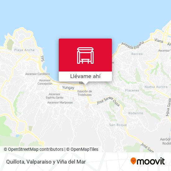 Mapa de Quillota