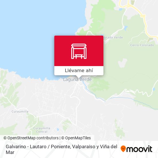Mapa de Galvarino - Lautaro / Poniente